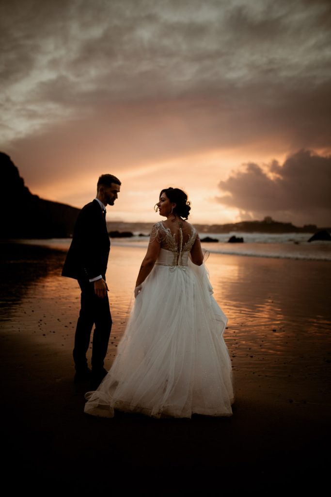 , Julia &#038; Silvers&#8217; Cornish Beach Wedding at Lusty Glaze, The Menagerie Lifestyle Photography